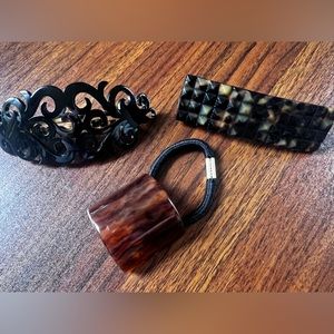 Bundle 3 Hair Clips L Erickson France Luxe